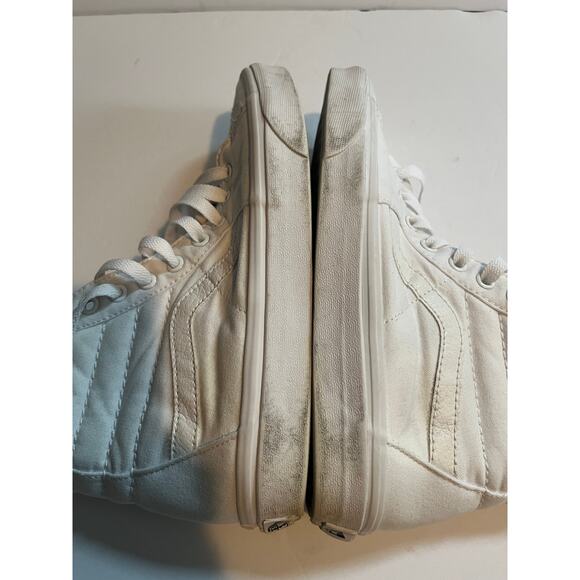 Vans Sk8 hi white size 9 - Picture 7 of 9
